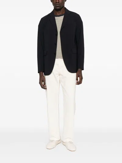 Aspesi Three-button Blazer In Blue