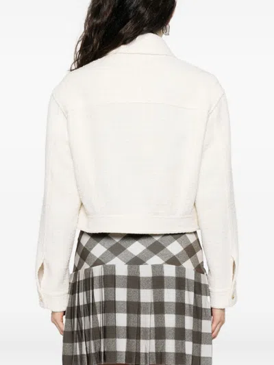 Pinko Jackets Light And Natural In White