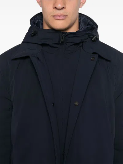 Woolrich Jackets Melton Blue In Blue