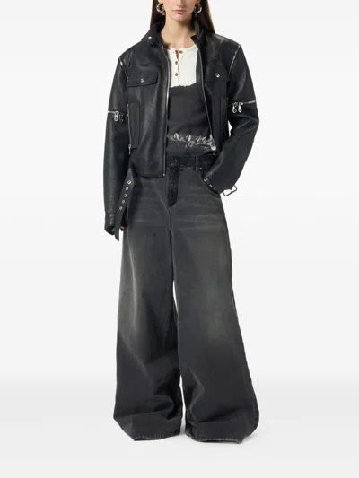 Blumarine Jeans Blacks And Greys In Black