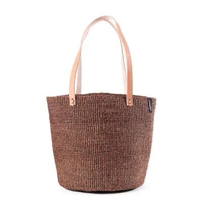 Mifuko Women's Kiondo Shopper Basket - Dark Brown M In Brown
