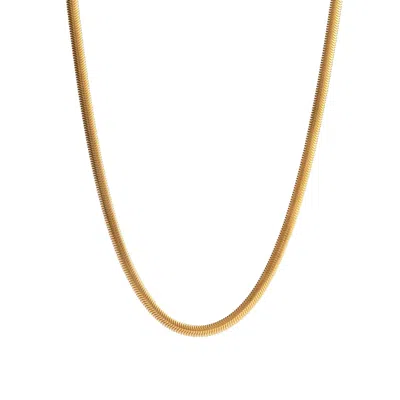 Uniform Jewellery Women's Crux Gold Snake Chain In Gold
