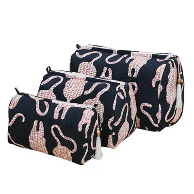 Conscious Yoga Collective The Mouse Tiger Travel Set In Black In Black