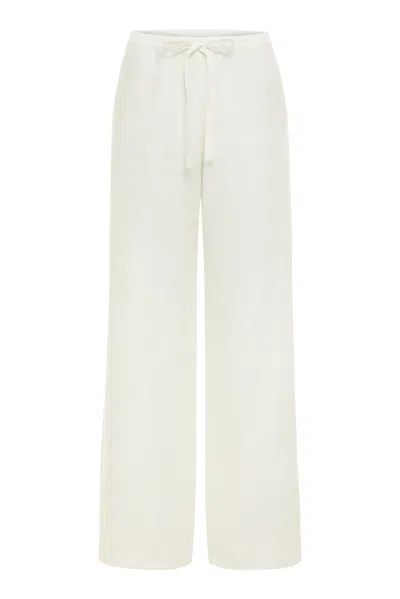 Soirée Miami Beach Women's White Ally Pants In White