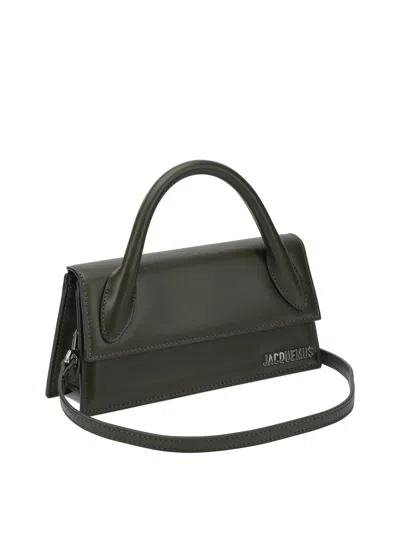 Jacquemus Le Chiquito Handbags Green In Brown