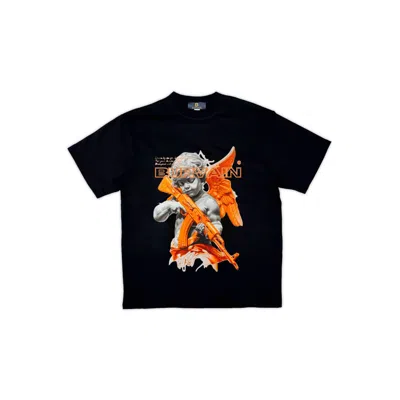 Burvain Men's Black  Bangel Tee In Black