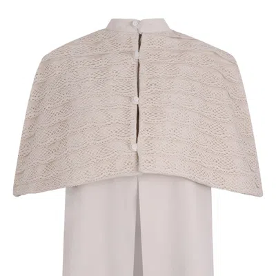 Lorena Saravia Women's White Jeny Cape In White