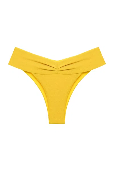 Soirée Miami Beach Women's Yellow Amelia Bikini Bottom In Yellow