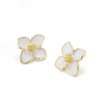 Timi Of Sweden Women's Gold Alora - Flower Stud Earrings In Gold