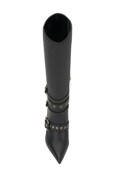 Vince Camuto Tyleen Pointed Toe Knee High Boot In Black