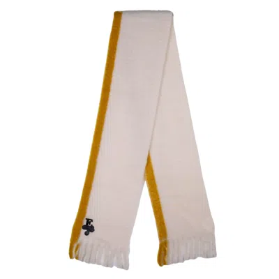 The Extreme Collection Women's Neutrals / Gold Mohair Bicolor Scarf Paxton In Gold