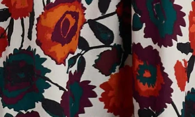 Seasalt Cornwall Etta Floral Pleated Midi Dress In Multi