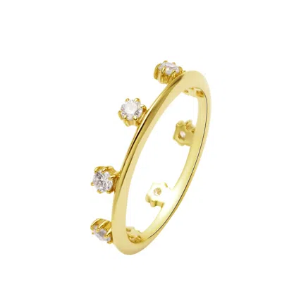 Onewildone Women's Endless Potential Aura Stacking Ring Gold In Gold