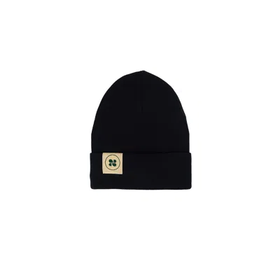 New Orchard Women's Classic Vegan Beanie Black In Black