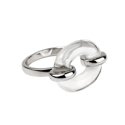 Zynnia Collective Women's Halo Ring Silver In Silver