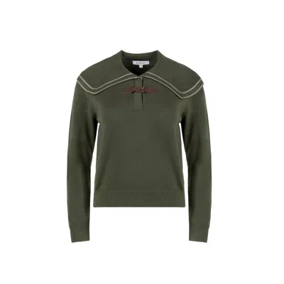 Loup Clothing Women's Sailor Sweater Green In Green