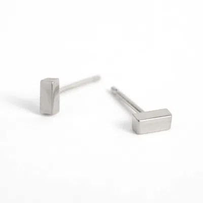 Uniform Jewellery Women's Crux Sterling Silver Studs In Silver