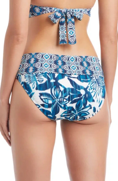 Bleu Rod Beattie Rod Beattie Foldover Hipster Bikini Bottoms In Multi