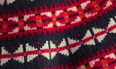 Seasalt Cornwall Sea's Edge Fair Isle Merino Wool Blend Crewneck Sweater In Multi