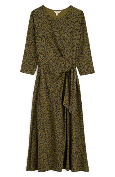 Seasalt Cornwall Fettling Jersey Midi Dress In Green