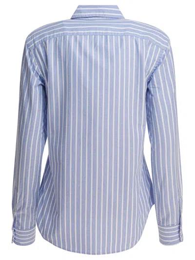 Polo Ralph Lauren Oxford" Striped Shirt Shirts Blue