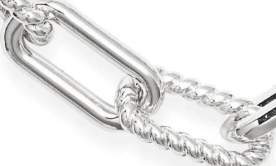 Nordstrom Textured Chain Link Necklace In Metallic