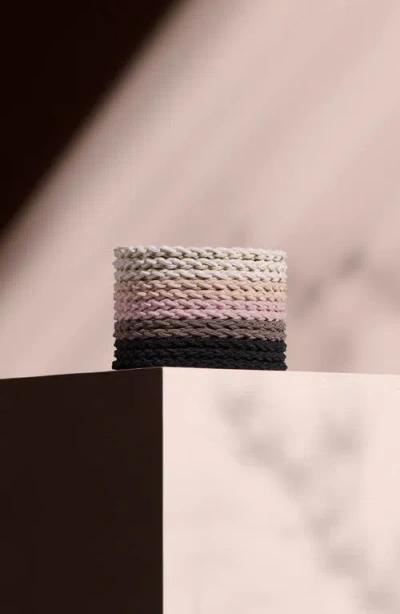 The Hair Edit 5-pack Braided Hair Ties In Multi