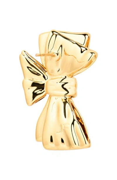 Jennifer Fisher Small Bow Stud Earrings In Gold