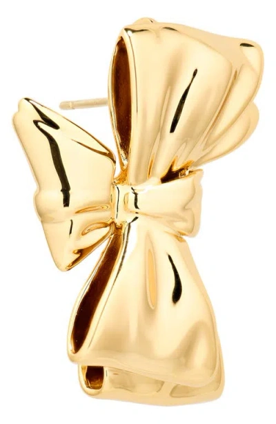 Jennifer Fisher Small Bow Stud Earrings In Gold