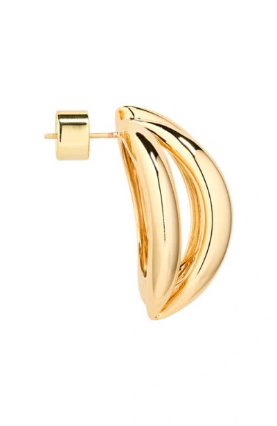 Jennifer Fisher Interocking Small Drop Earrings In Gold