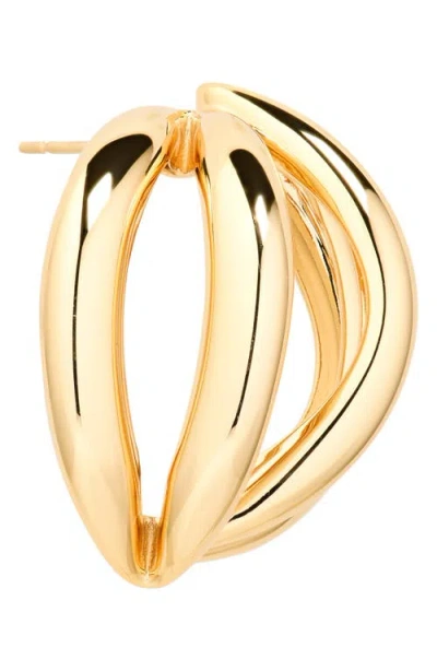 Jennifer Fisher Interocking Small Drop Earrings In Gold