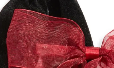 Bp. Set Of 2 Velvet & Organza Hair Bow Barrettes In Multi