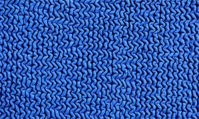 Hunza G Sandy One-piece Halter Swimsuit In Blue