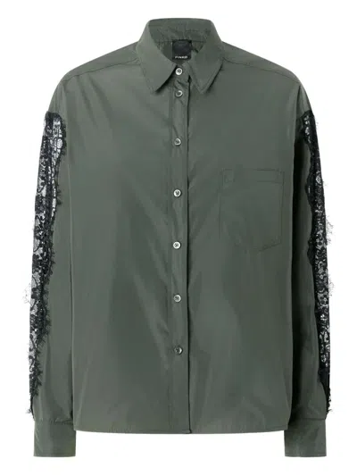 Pinko Shirts Verde Siccomoro In Green