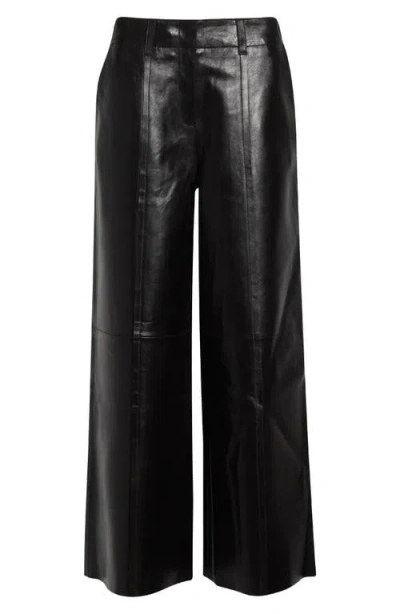 Stand Studio Lauri Leather Trousers In Black