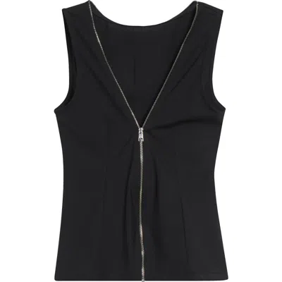 Paloma Wool Fase Stretch Suiting Top In Black