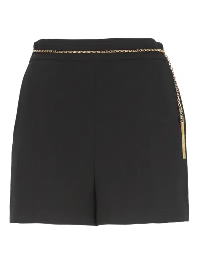 Elisabetta Franchi Shorts Blacks And Greys In Black