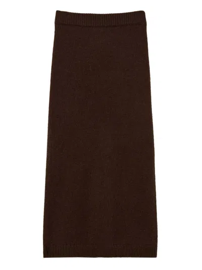 Twinset Skirts Black Chocolate In Multi