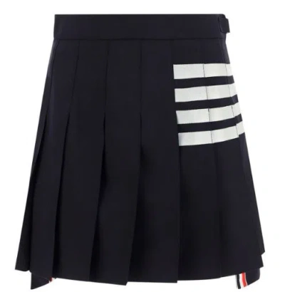 Thom Browne Skirts Blue And Green In Black