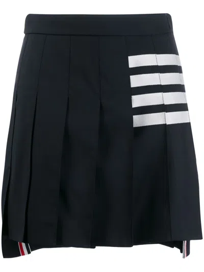 Thom Browne Skirts Blue And Green In Black