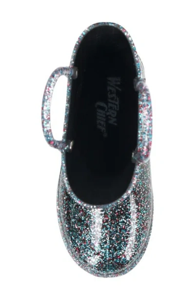 Western Chief Glitter Rain Boot In Multi