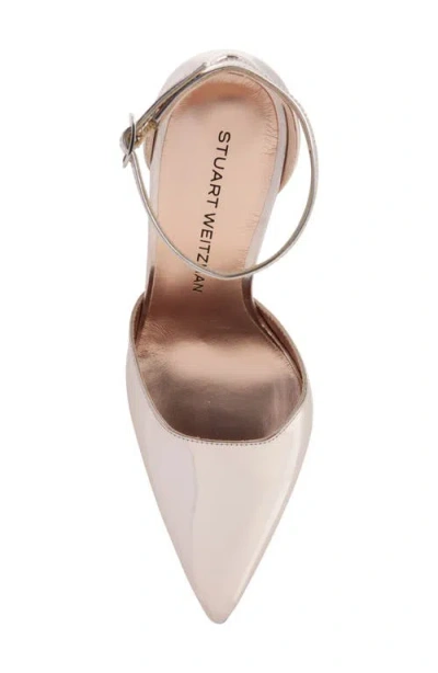 Stuart Weitzman Stuartini Pump 100 In Silver