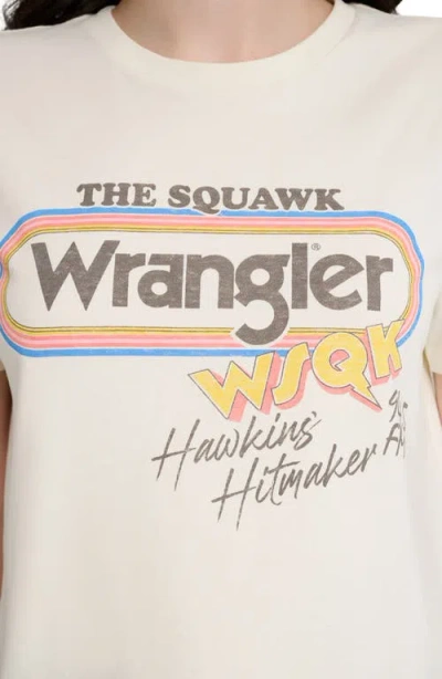Wrangler X Stranger Things Wsqk Graphic T-shirt In White