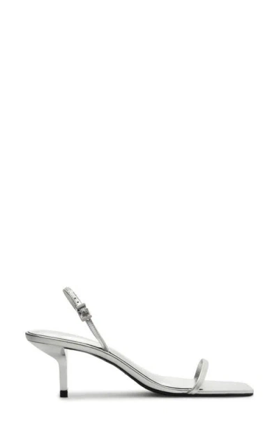 Schutz Judith Slingback Sandal In Silver