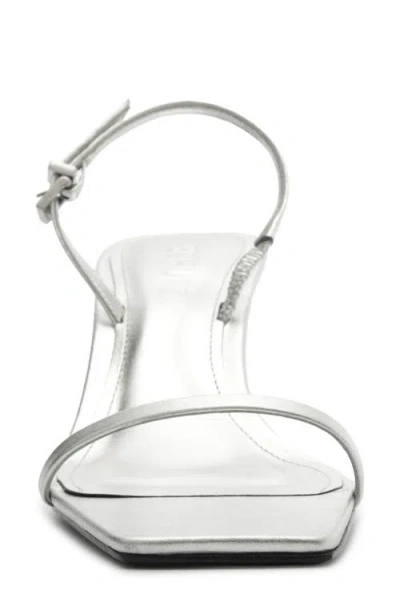 Schutz Judith Slingback Sandal In Silver