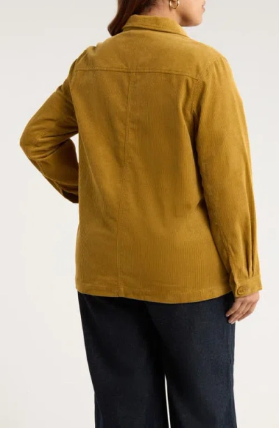 Seasalt Cornwall Hydrock Corduroy Shirt Jacket In Yellow