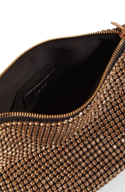 Reiss Leah Crystal Convertible Clutch In Multi