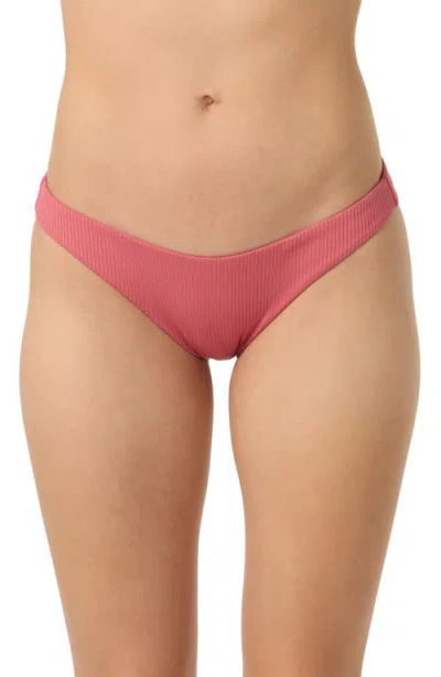 O'neill Women's Saltwater Solids Rib Rockley Bottoms In Pink
