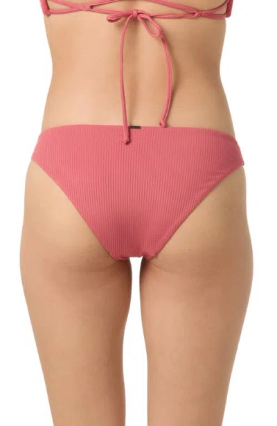 O'neill Women's Saltwater Solids Rib Rockley Bottoms In Pink