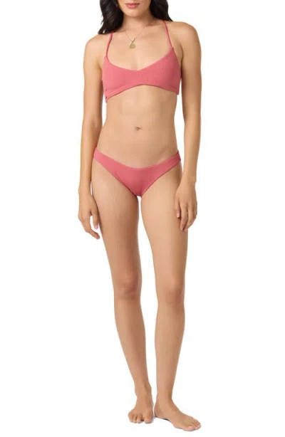 O'neill Women's Saltwater Solids Rib Rockley Bottoms In Pink